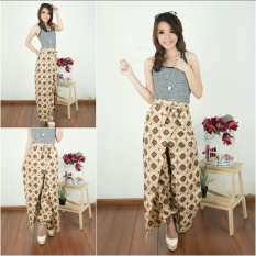Cj collection Celana joger layer batik panjang wanita jumbo long pant Atifah