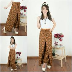 Cj collection Celana joger layer batik panjang wanita jumbo long pant Dafinah
