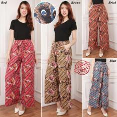 Cj colletion Celana kulot batik panjang wanita jumbo long pant Asira