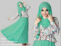 CKB Liena Hijab 3 Warna (Toska- Salem- Baby Pink)Setelan Muslim