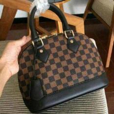Clairmont Tas Wanita Import Branded LV Alma - Cokelat
