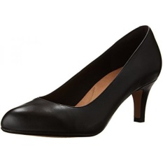 Clarks Womens Surgawi Heart Dress Pompa, Kulit Hitam, US-Intl