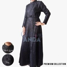 Clothing Anda - Gamis RB Jaguar Pita - Black