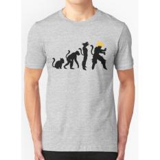 Clothing Online T-shirt Evolution Dragon Ball - Abu-abu