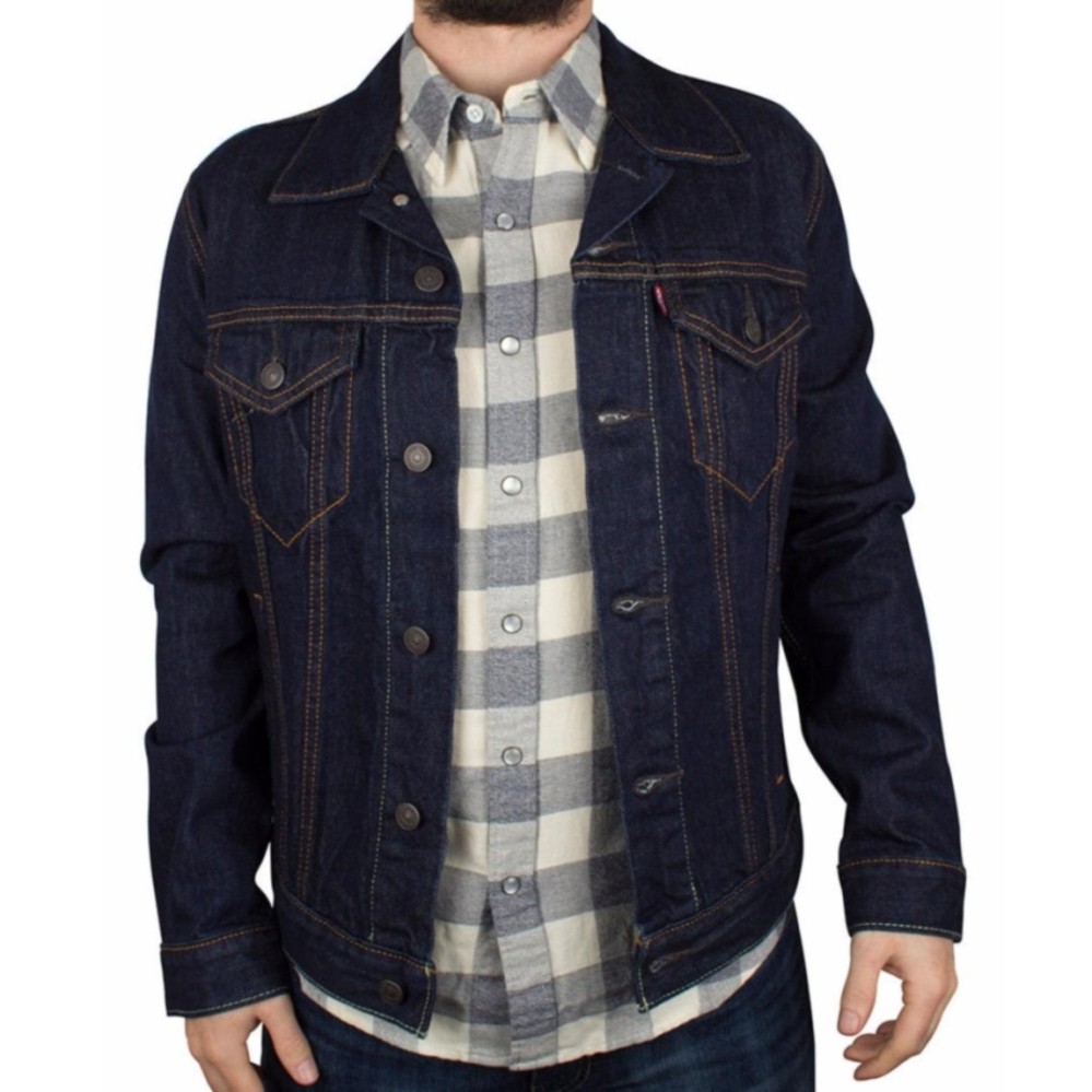 CLR NEW Jaket Jeans Denim Pria Men's - Hitam /Black