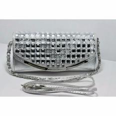 Clutch Permata Oval Mewah Tas Pesta Mewah TH