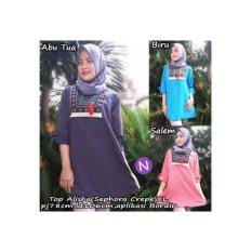 cn 6352 blouse alisha tunik kemeja imut simple elegan xl pasangan pria wanita cp cantik style modis murah baju cewe cardigan blouse kemeja hem korea busana muslim pesta gamis syari maxi gaun kondangan dress baju model terbaru cantik elegan