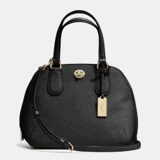 Coach 34940 Prince Street Mini Satchel Crossgrain Leather Black