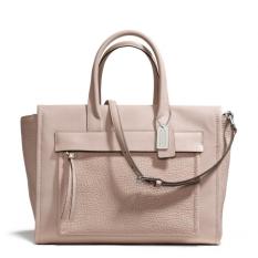 Coach Bleecker Leather Pocket Carryall - Taupe