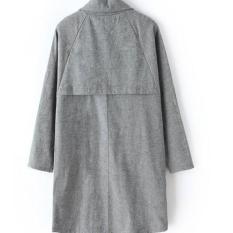 Coat Luaran Musim Dingin Winter Jaket Baju Korea Sweater Rajut Wool