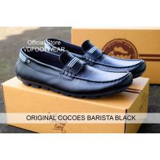 Cocoes Barista Sepatu Slop Pria Slip On Loafers Formal Moccasin Cowok Laki Ori