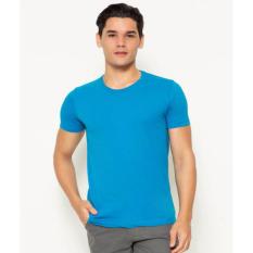 Cole Round Neck T-Shirt Undershirt Blue