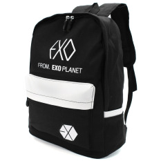 Ransel Tas Ransel Kanvas Berwarna-warna-warni Fashion Pria Pelajar Tas Sekolah Ransel Perjalanan Kolam Laptop Tas Hitam-Internasional