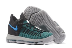 Comfortable Sneakers Basketball Shoe GSW #35 Kevin Durant Men's KD 9 EP Zoom The 2017 NBA World Champions OFFICIAL Elite (Green) - intl