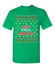 CONLEGO KAUS PASANGAN MATCHING I Tidak Tahu Margo Liburan Jelek Natal Hadiah Lucu DT Dewasa T-Shirt Tee Green-Intl