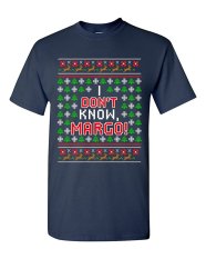 CONLEGO I Don't Know Margo Vacation Ugly Christmas Gift Funny DT Adult T-Shirt Tee Navy Blue - intl