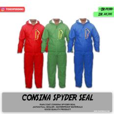 Consina Spyder Seal Raincoat Jas Hujan Pendaki Waterproof Anti Air 1 Set