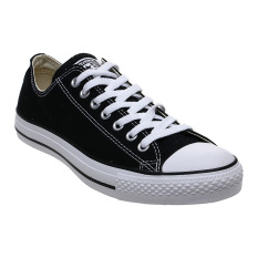 Converse Chuck Taylor All Star Classic Colour Low Top Sepatu Sneakers - Black/White