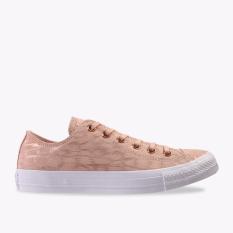 Converse Chuck Taylor All Star Shimmer Suede Ox Women's Sneakers Shoes - Pink