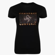 Converse Hypnotizing Rose Crew Women's Tee - Hitam