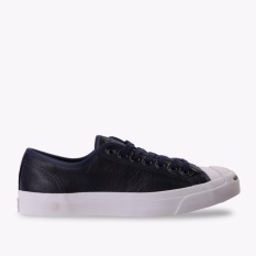 Converse Jack Purcell Jack Leather Ox Men's Sneakers Shoes - Biru Tua