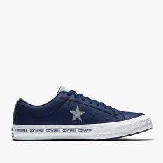 Converse One Star Pinstripe Ox Men's Sneakers Shoes - Biru Tua