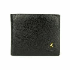 Big Boss Store Dompet Pria Kulit Asli Cosset motif Jeruk 1416 HITAM ( anak tengah - cosset JR 1262B )