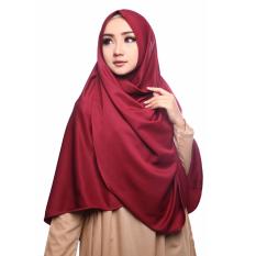 Cotton Bee Khimar Lateefa - Maroon