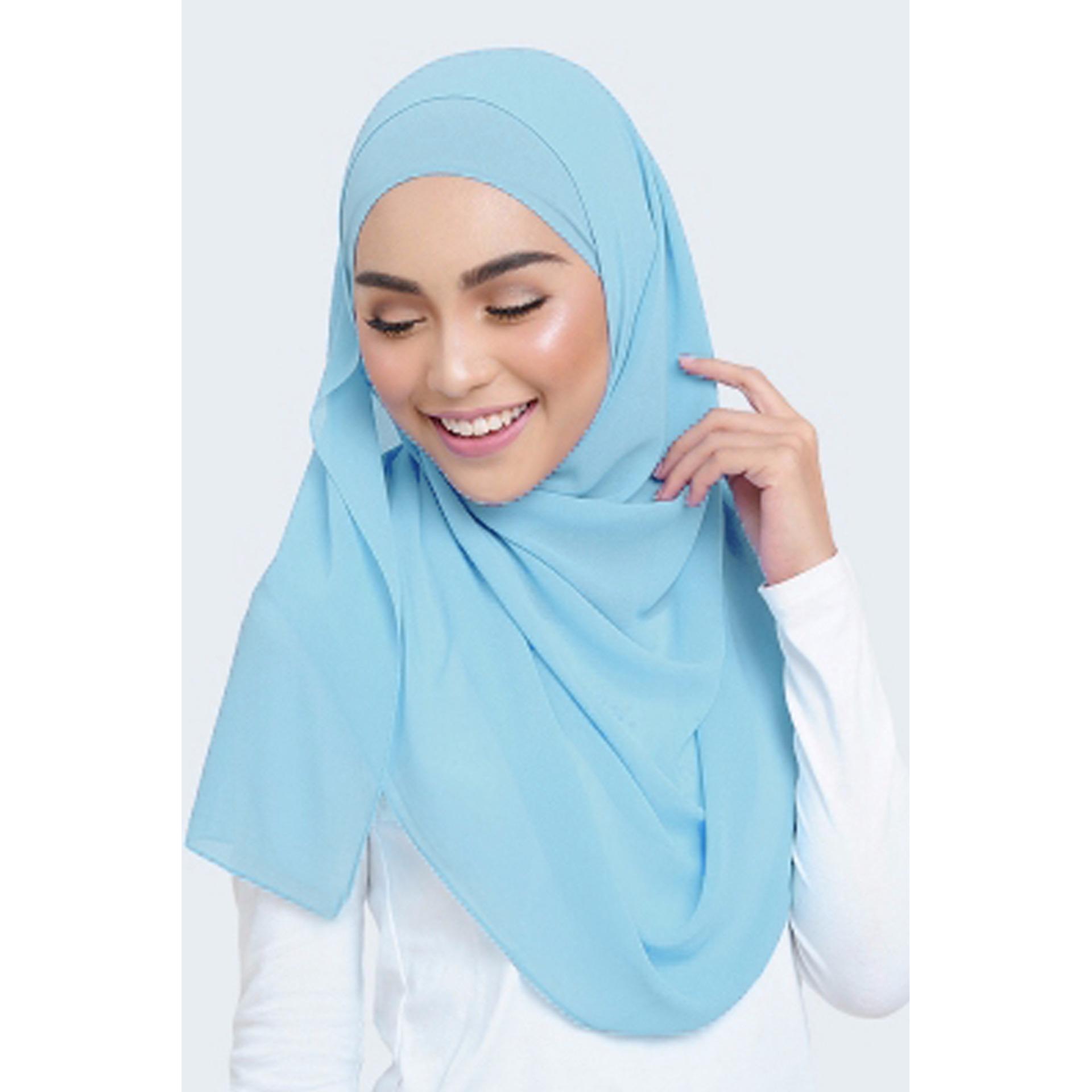 Cotton Bee Pashmina Regular Basic - Baby Blue