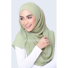 Cotton Bee Pashmina Regular Basic - Green Tea