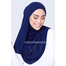 Cotton Bee Pashmina Regular Basic - Navy