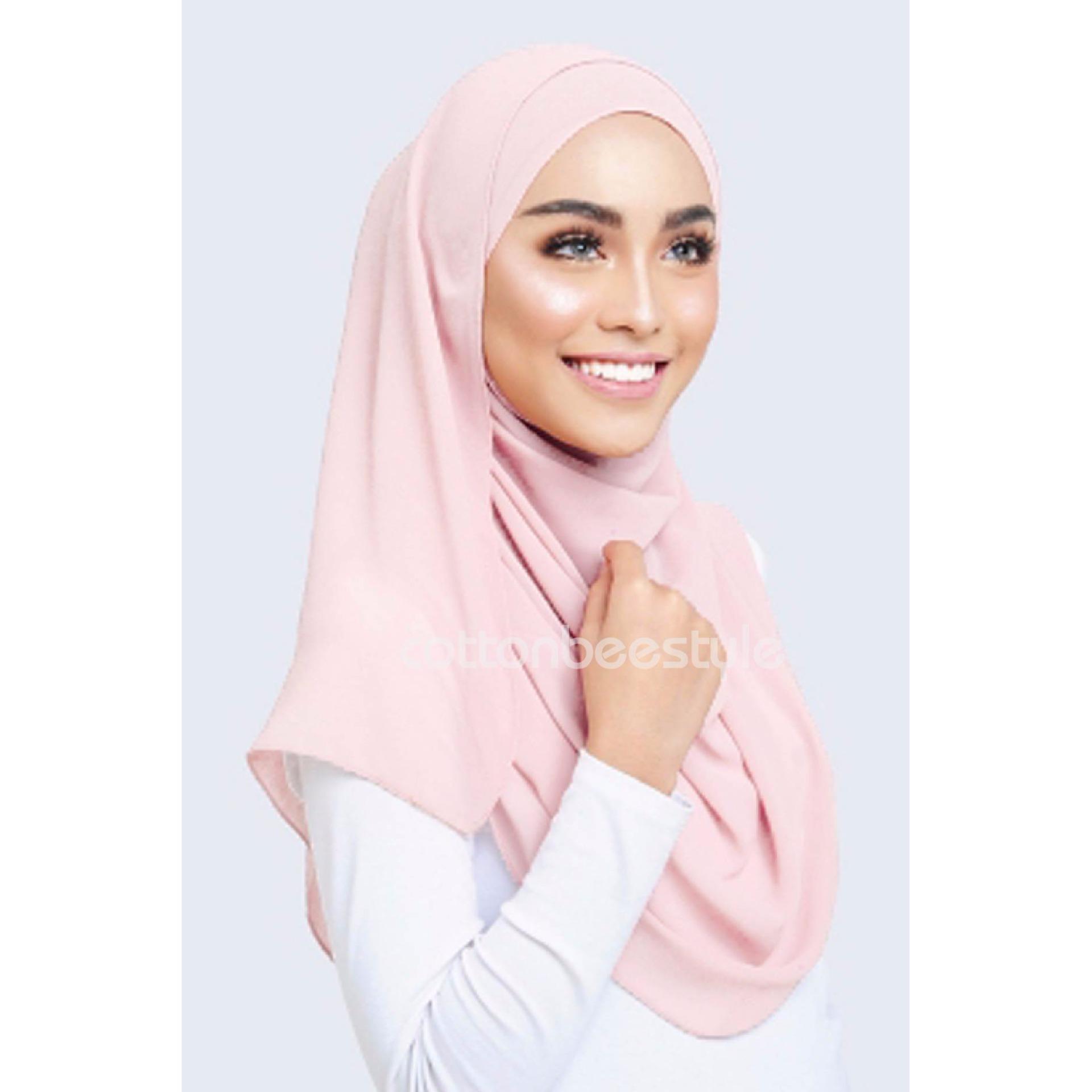 Cotton Bee Pashmina Regular Basic - Peach