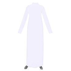 CottonHeaven Manset Dress Gamis 28 Warna All Size & Big Size - Putih