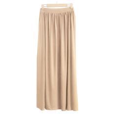 CottonHeaven Rok Kaos Maxi Nadhifa 27 Warna - Coklat Muda