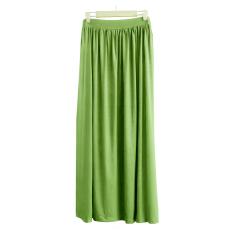 CottonHeaven Rok Kaos Maxi Nadhifa 27 Warna - Hijau Daun