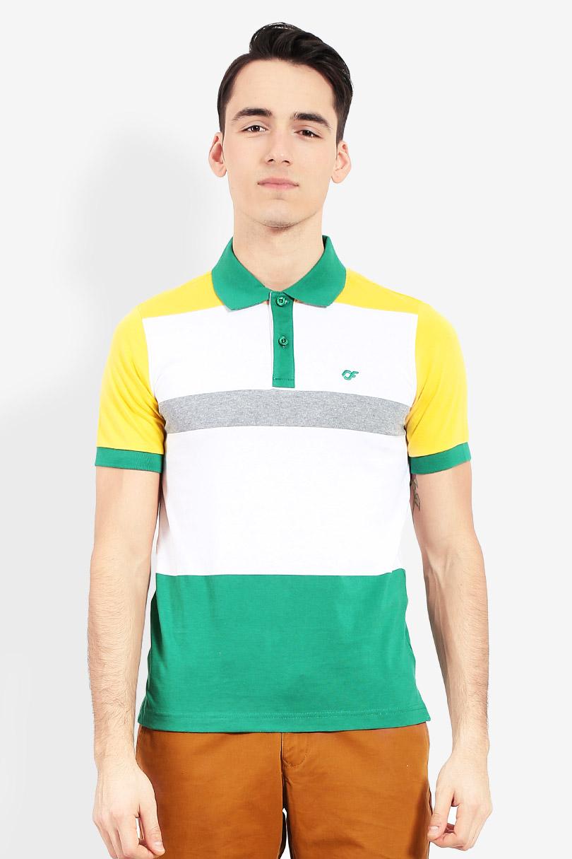 Country Fiesta Men's Polo Short Green Diskon discount murah bazaar baju celana fashion brand branded