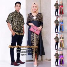 Couple Baju Batik Kebaya Berlian SH Modis #ukuran M, L, XL #Warna dan model 1 Pasang Wanita dan Pria