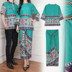 Couple Bella 3in1 Tosca Couple Kemeja Baju Batik Pria Couple / Gamis Muslim / Kebaya Dress Wanita / Set Muslim / setelan baju muslim / kabaya pesta / kebaya modis