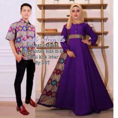 Couple Gamis Arabella Ungu
