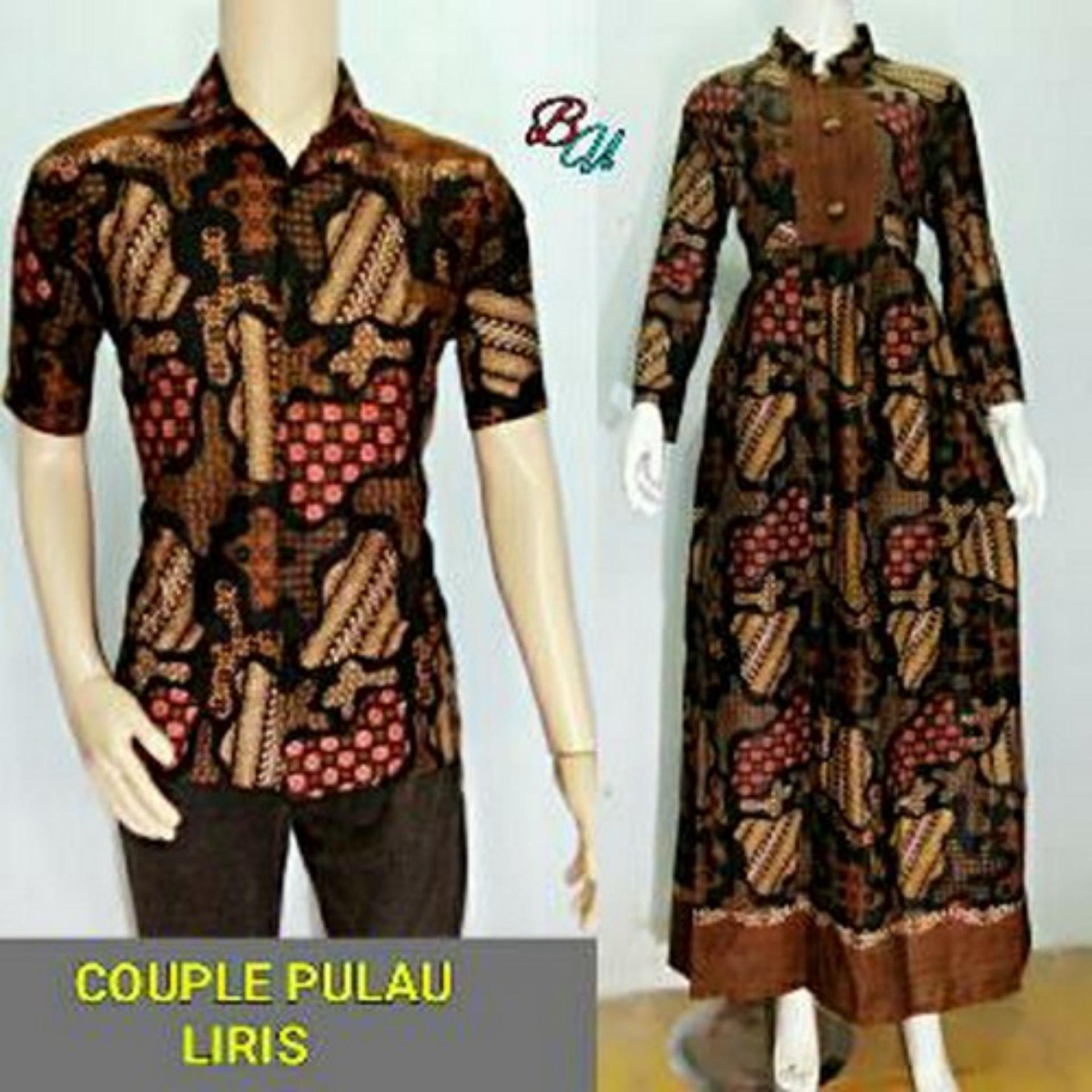 Couple Gamis Batik Pulau Liris 