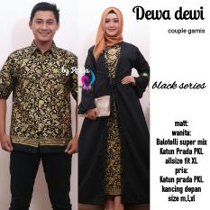 Couple gamis DEWA DEWI gamis batik murah sarimbit batik