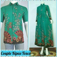 Couple Gamis Kipas Tosca Pendek