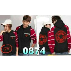 Couple lover- JAKET COUPLE CVS BLACK SALUR MAROON (PRIA+WANITA) JAKET KAPEL JAKET KEMBARAN FASHION COUPLE JAKET HOODIE JAKET PASANGAN (PRIA+WANITA)