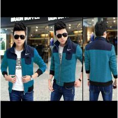 Couple lover- JAKET MAN MIKE NAVY TURKIS FASHION PRIA JAKET BLAZER ATASAN PRIA