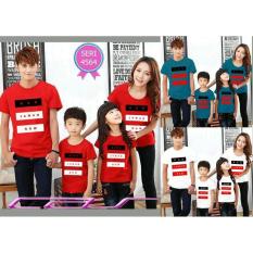 Couple lover-kaos couple family ZAMAN NOW 2ANAK (AYAH+IBU+2ANAK) FASHION FAMILY KAOS KAPEL T-SHIRTS FAMILY BAJU KEMBARAN