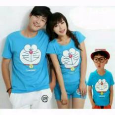 Couple lover- kaos family couple DORA kepala biru (AYAH+IBU+ANAK) FASHION FAMILY KAOS KAPEL BAJU KELUARGA KAOS KEMBARAN