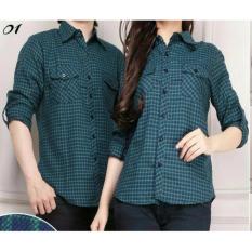 COUPLE LOVER- KEMEJA COUPLE FLANEL 137 TOSCA (PRIA+WANITA) BAJU FASHION KEMEJA PASANGAN FLANEL PREMIUM