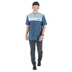 ( Couple ) Raindoz Pakaian Muslim Sarimbit Pria RGSx046 Biru