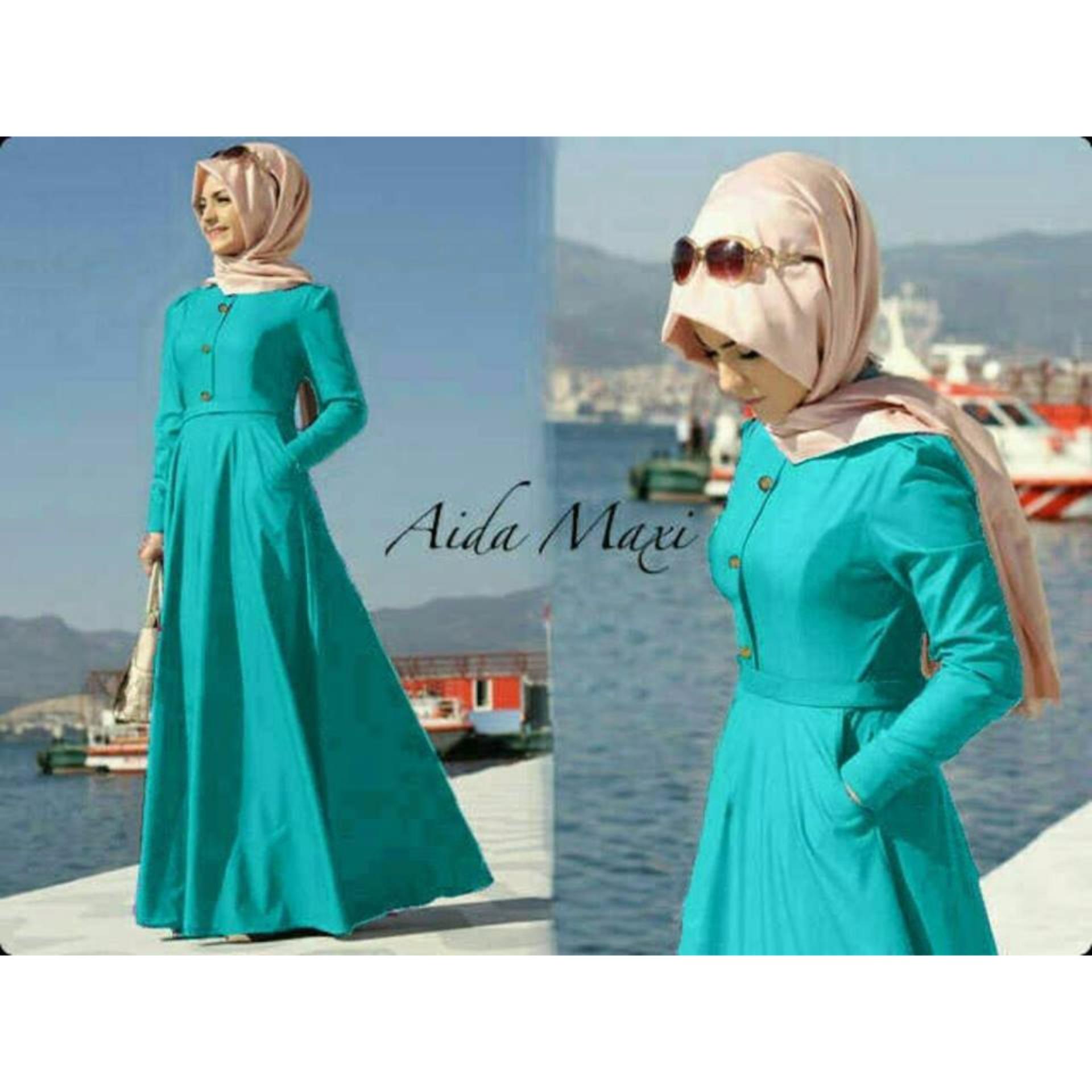 COUPLELOVER- HIJAB AIDADIRA TOSCA 2IN1 +PASHMINA  MUSLIM WEAR  FASHION WANITA  BUSANA MUSLIM