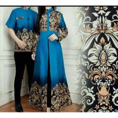 COUPLELOVER- KEMEJA COUPLE BATIK MAXI MIRA BENHUR (PRIA+WANITA) MUSLIM WEAR COUPLE MUSLIM BAJU PASANGAN FASHION MUSLIM